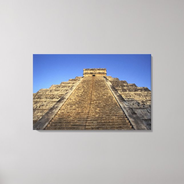 Toile Temple de Kukulcan ou château de Castillo) en 2 (Recto)