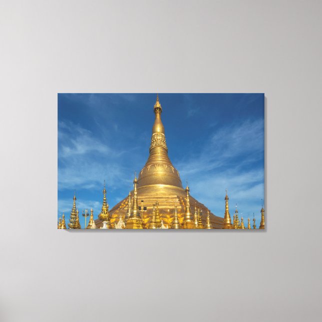 Toile Temple du Stupa doré (Recto)