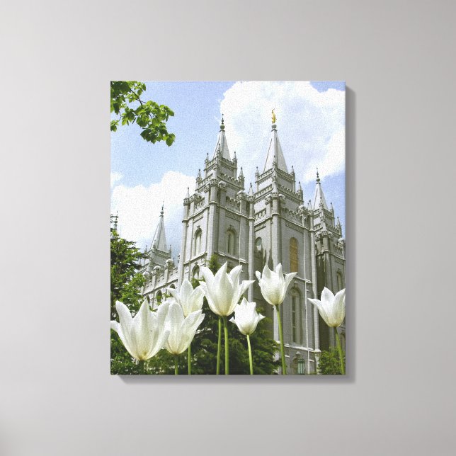 Toile Temple LDS de Salt Lake City (Recto)