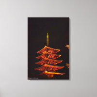 Temple Sensoji Asakusa Japon Voyage Paysage