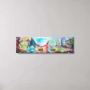 Toile TEMPTATION Chevalier foncé et le trésor du diable,