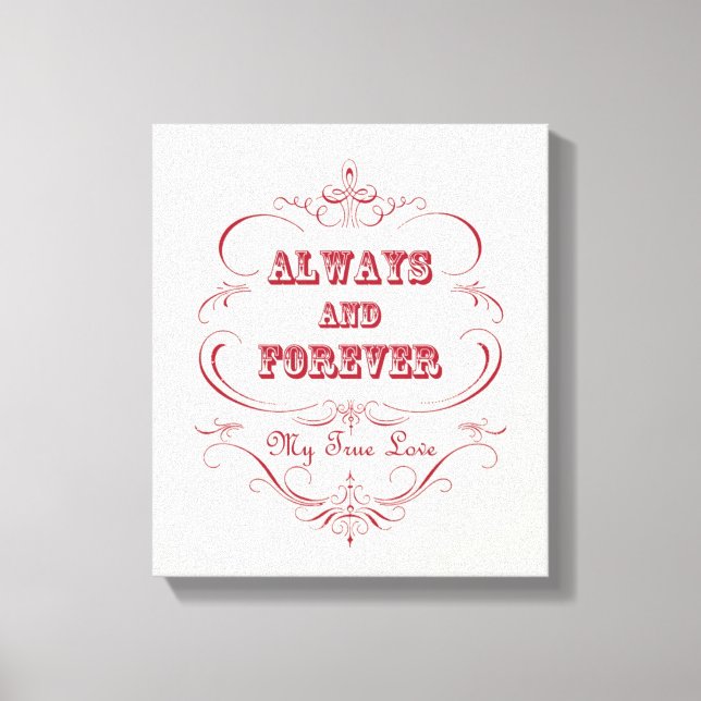 Toile tendue de la Saint-Valentin vintage (Recto)