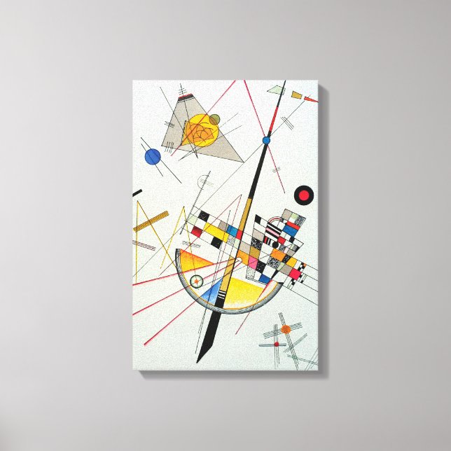 Toile Tension délicate par Wassily Kandinsky (Recto)