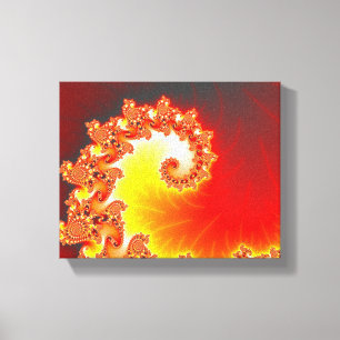 Toile Tentacle flamand - Art fractal