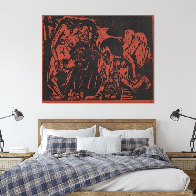 Toile Tentation de saint Antoine (Insitu(Chambre))