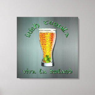 Toile Tequila irlandaise - Viva la Ireland