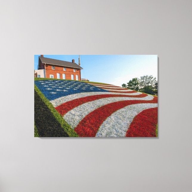 Toile Terrain patriotique (Recto)