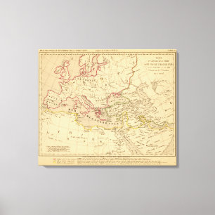 Toile Terre aux trois fils de Noe