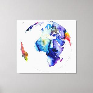 Toile Terre du Colorful