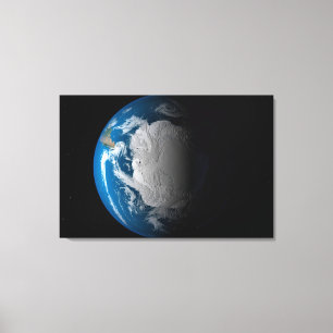 Toile Terre Pleine Montrant Des Nuages Simulés Sur L'Ant