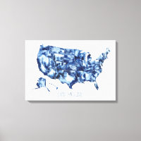 Terre que j'aime - Carte des États-Unis