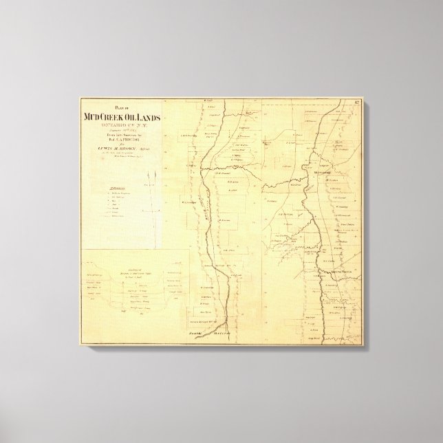 Toile Terres pétrolières de Mud Creek (Recto)