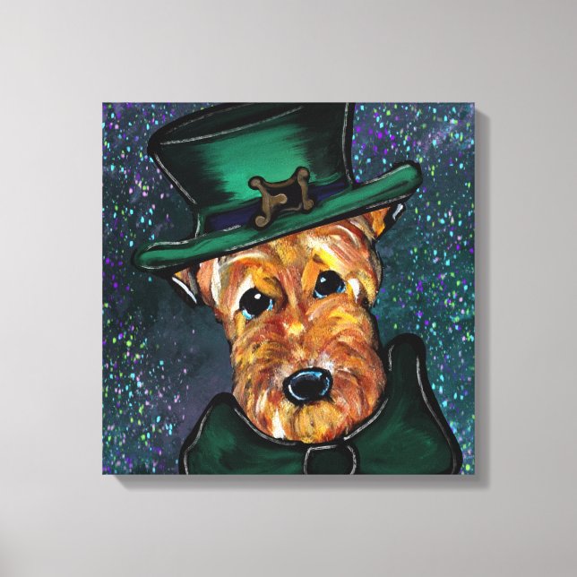 TOILE TERRIER AIREDALE      (Recto)