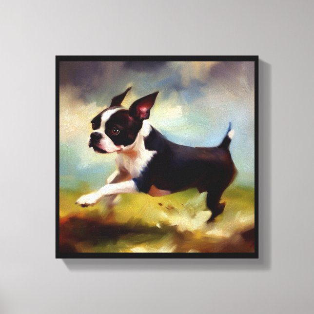 Toile Terrier de Boston (Recto)