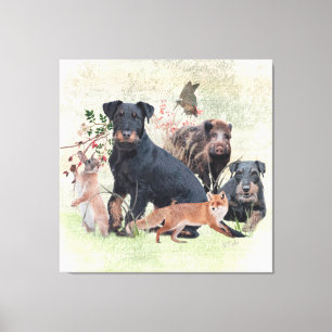 Toile Terrier de chasse allemand (Jagdterrier)