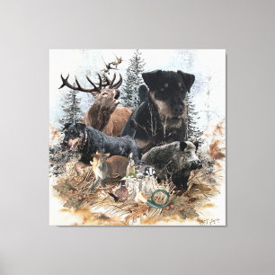 Toile Terrier de chasse allemand (Jagdterrier)