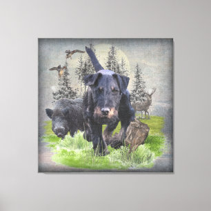 Toile Terrier de chasse allemand (Jagdterrier)
