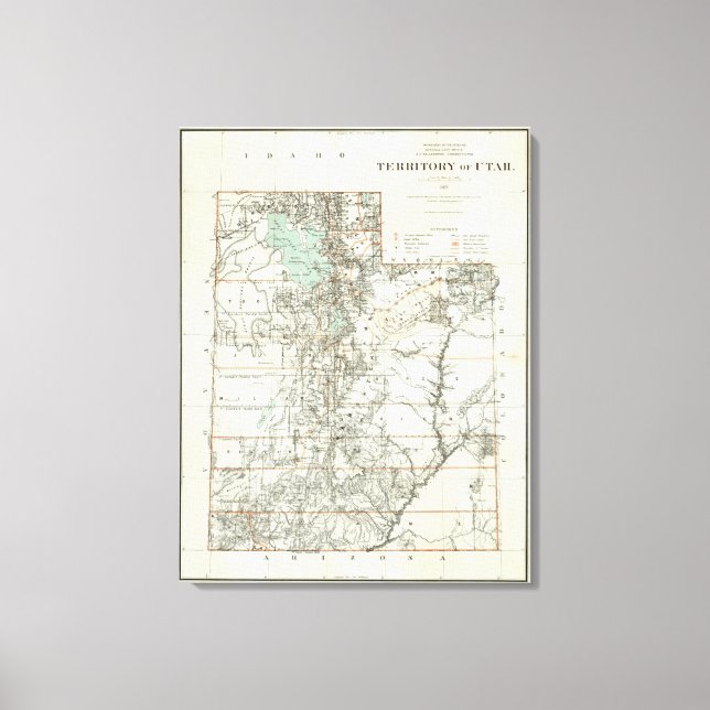 Toile Territoire de l'Utah 2 (Recto)