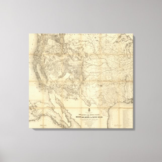 Toile Territoire des États-Unis (Recto)