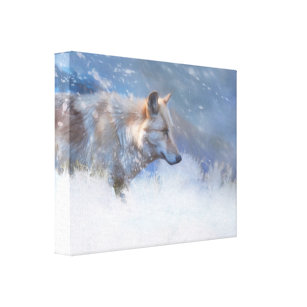 Toiles Canevas Loup Zazzle Fr