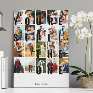 Toile T'es Toujours Celui Que J'aime 20 Photo Collage d'