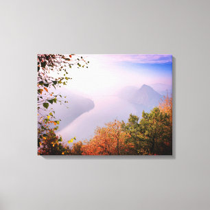 Toile Tessin, Suisse : Vue depuis Monte Bre