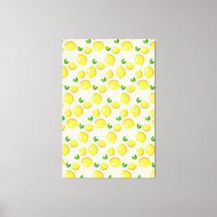 Toile Tesson de citron jaune