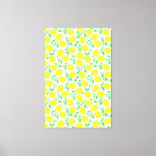 Toile Tesson de citron jaune