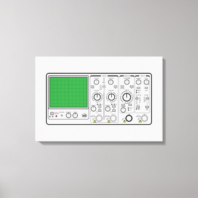 Toile Testeur de tension d'oscilloscope générique du pan (Recto)