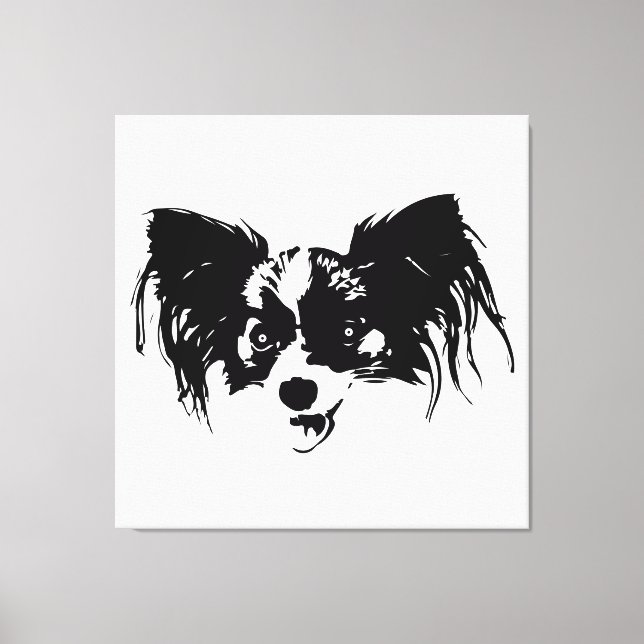 Toile Tête de chien drôle (Recto)
