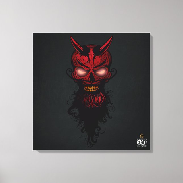 Toile Tête de mort hipster skulls diable crane (Recto)