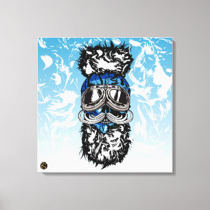 Toile Tête de mort punk hipster G-skulls crâne glace