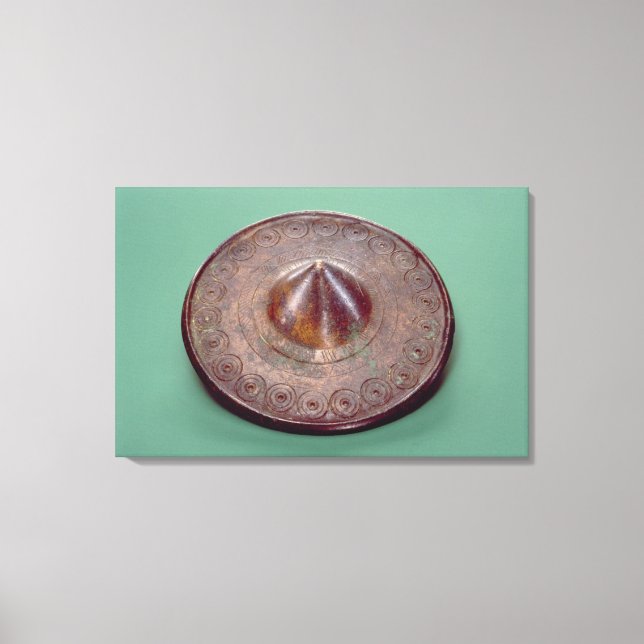 Toile Tête d'épingle incisée, d'Irlande, c.700 av. J.-C. (Recto)