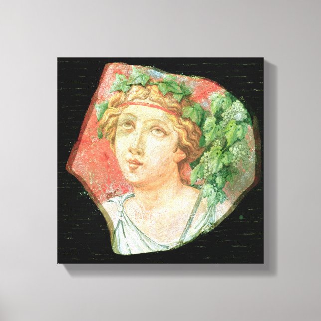 Toile Tête d'un bacchante (Recto)