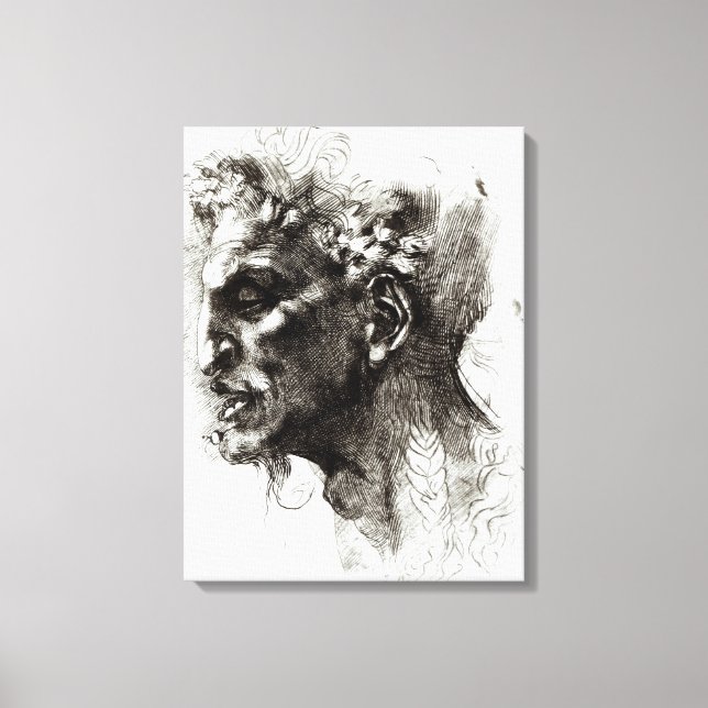 Toile Tête d'un Satyr (Recto)