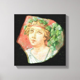 Toile Tête d'une bacchante