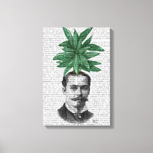 Toile Tête d'usine de tête d'arbre chinois