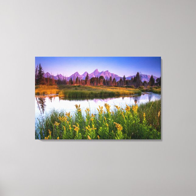 Toile Teton Sunrise (Recto)