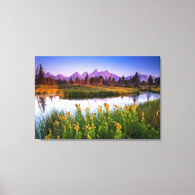 Toile Teton Sunrise (Recto)