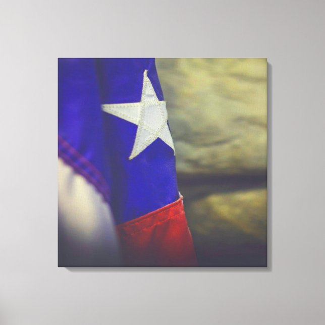 Toile Texas Drapeau Russe Lone Star Etat USA (Recto)