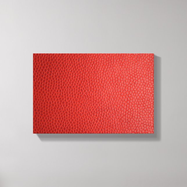 Toile Texture en cuir rouge (Recto)