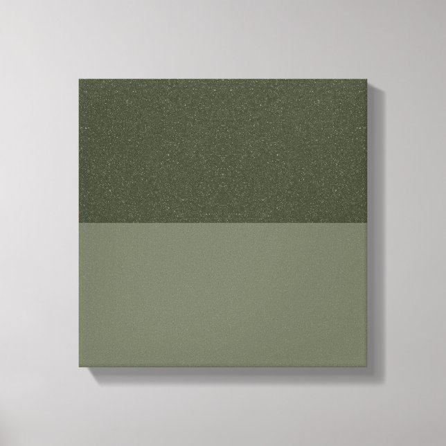Toile texturée verte Moss Ground Impression (Perso (Recto)