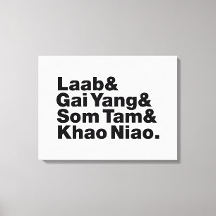 Toile Thai Isaan Street Food