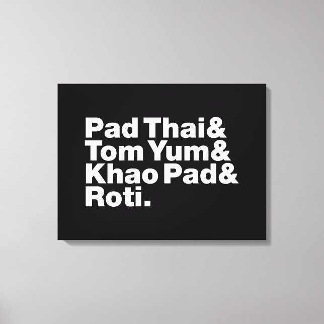 Toile Thai Street Food (Recto)