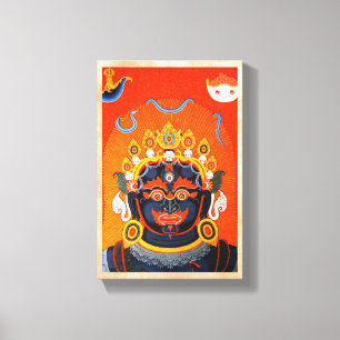 Toile Thangka Bhairava tatouage oriental Cool