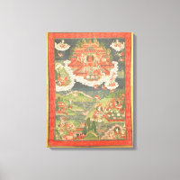 Thangka du Paradis d'Amitabha