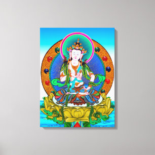 Toile Thangka tibétain Cool Vajrasattva tattoo mandala
