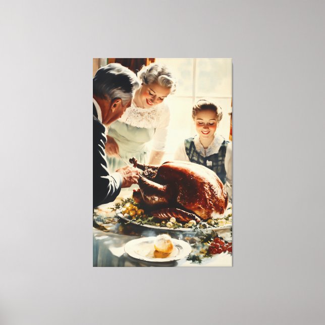 Toile Thanksgiving Joy : Une fête familiale (Recto)