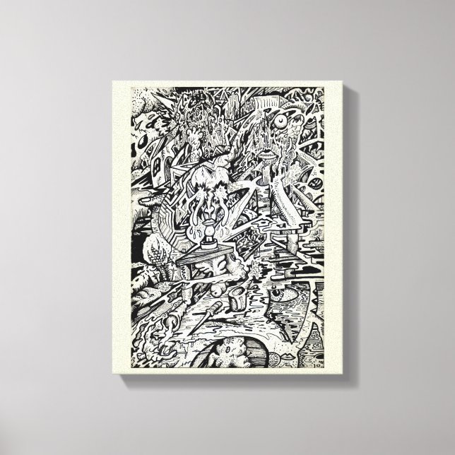 Toile The Adept, par Brian Benson (Recto)