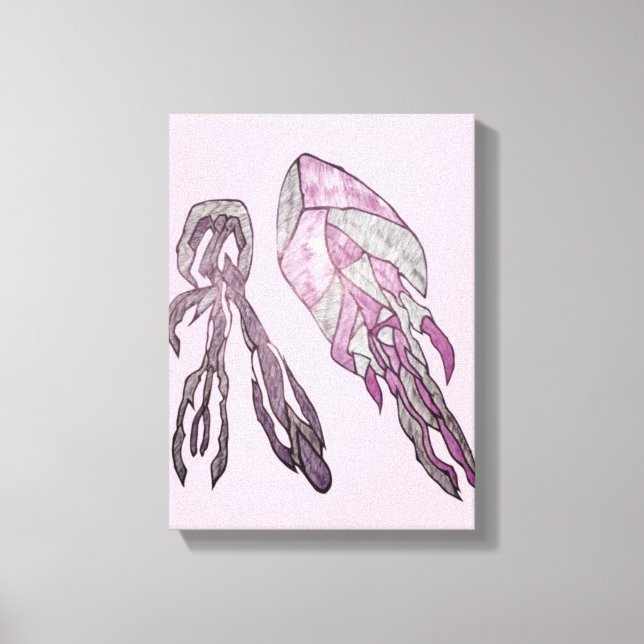 Toile The Angled Veil  Abstract Texture Art (Recto)